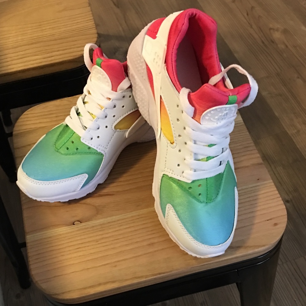 Nike rainbow huaraches